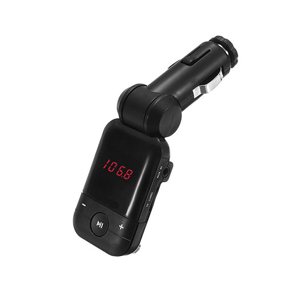 Mobileleb Audio Black / Brand New FM Transmitter Car Adapter MP3 with USB Charging - KFFT26