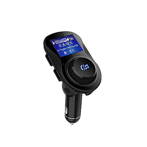 Mobileleb Audio Black / Brand New FM Transmitter Hands-Free Car Kit Wireless Bluetooth Car Adapter With USB Charging - BC28