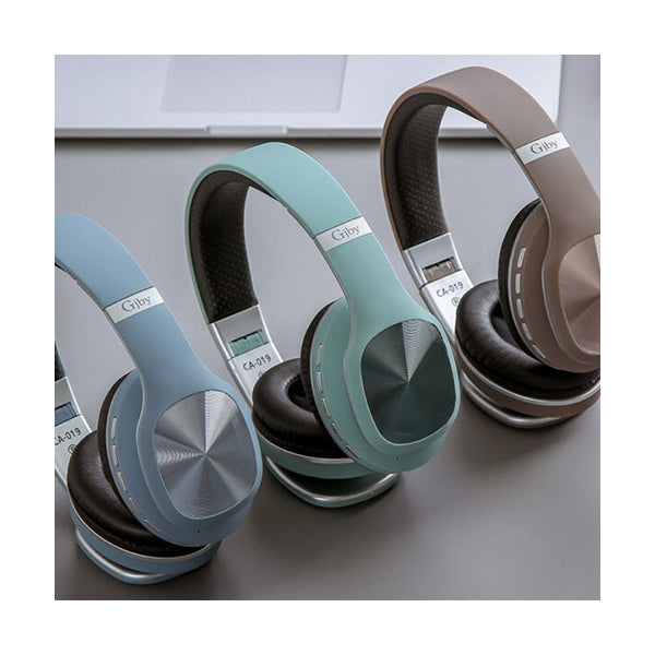 Mobileleb Audio Light Green / Brand New Gjby Wireless Premium Headphone - CA-019