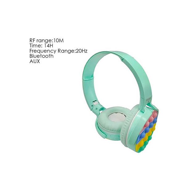 Mobileleb Audio Green / Brand New Pop It Headset, Pop It Accessories - 15462
