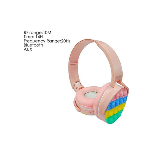 Mobileleb Audio Pink / Brand New Pop It Headset, Pop It Accessories - 15462