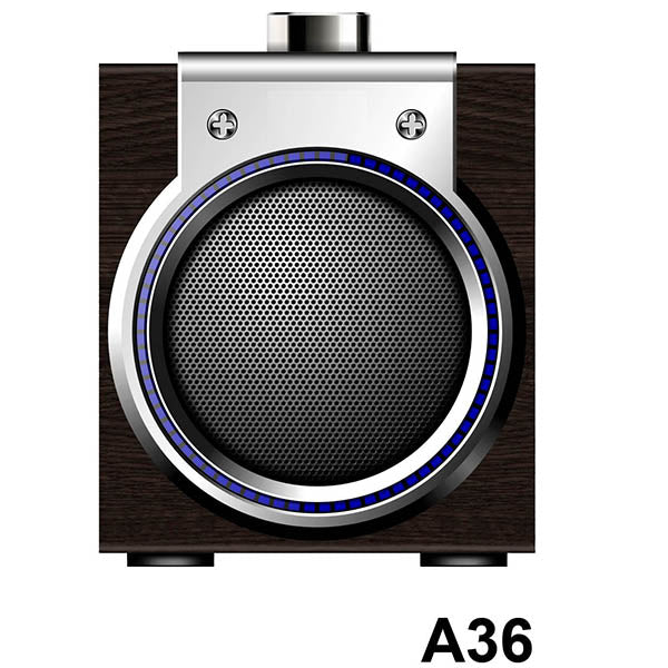 Mobileleb Audio Black / Brand New Portable Speaker MP3 Sound Box - A36