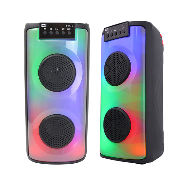 Mobileleb Audio Black / Brand New Soonbox S4419 RGB Light Wireless Speakers - 10045