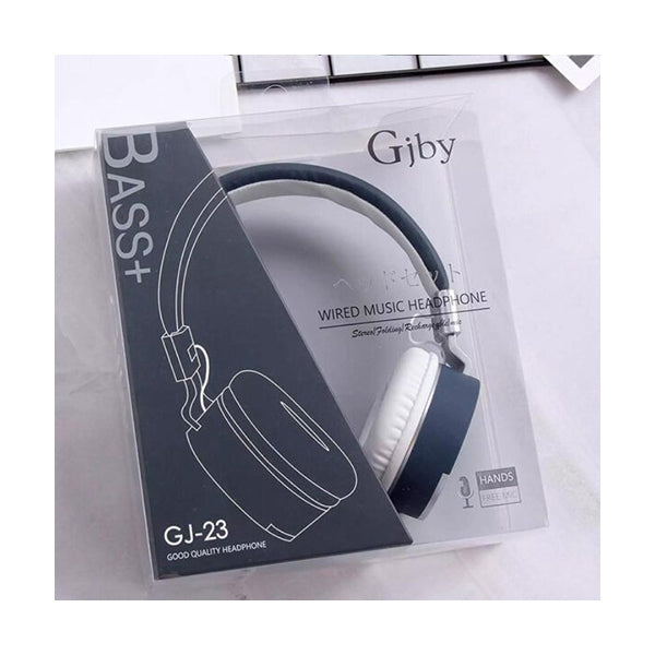 Mobileleb Audio Navy / Brand New Wired Music Headphone - GJ-23