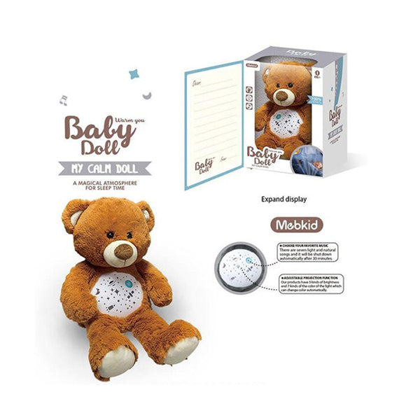 Mobileleb Baby Toys & Activity Equipment Brand New / Model-1 Baby Sleep Soothers Sound and Night Light Teddy Gifts Toy - 10383, Available in Different Models