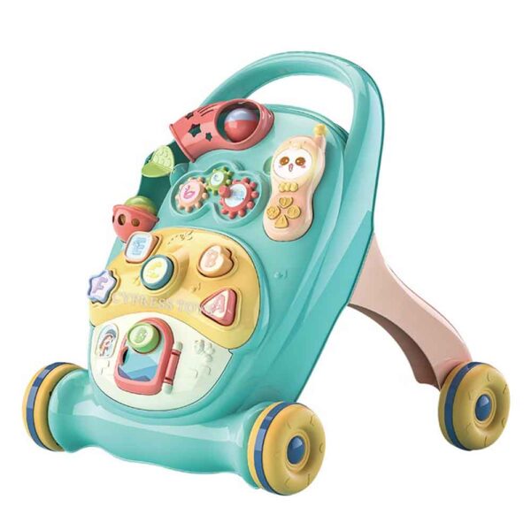 Mobileleb Baby Toys & Activity Equipment Green / Brand New Cool Gift, Baby Trolley Activity Walker, Musical Baby Walker