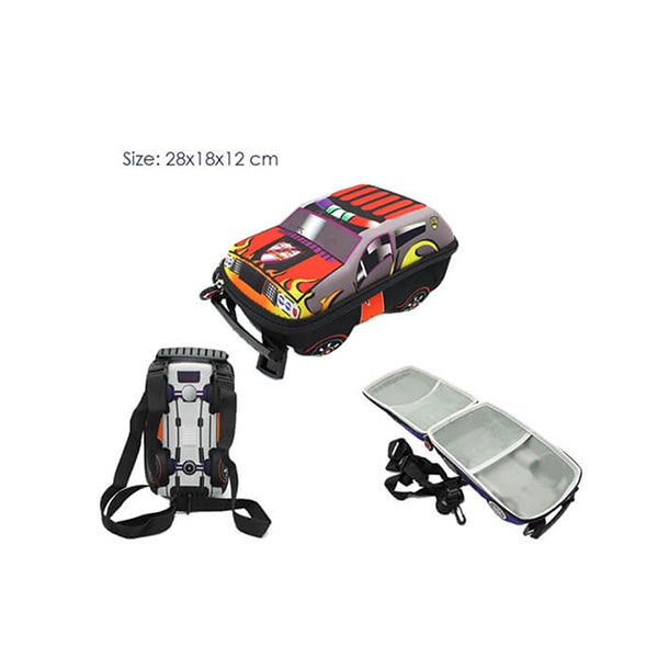 Mobileleb Backpacks Grey / Brand New Car Shaped kids School Bag, High-quality Backpack - 14353