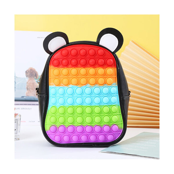 Mobileleb Backpacks Black / Brand New Colorful Silicone Pop It Backpack - 10906