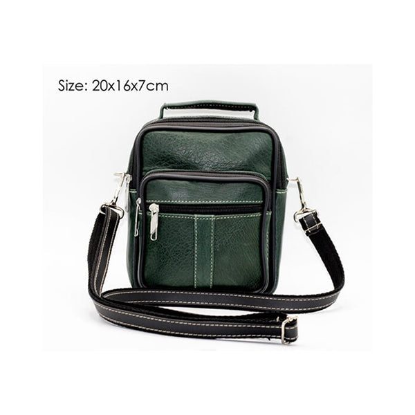 Mobileleb Backpacks Army Green / Brand New Cross Bag, Wristband Handbag, Suitable for Men and Women, Leather Material - 15030