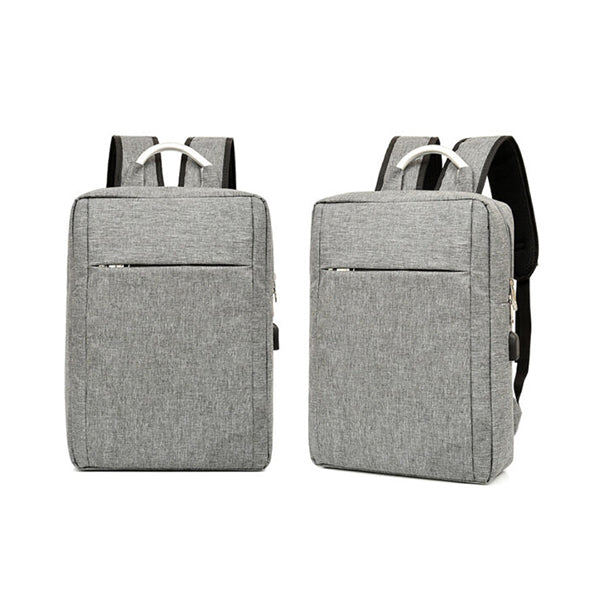 Mobileleb Backpacks Grey / Brand New Laptop Travel Backpack With USB Charging Port - B2916