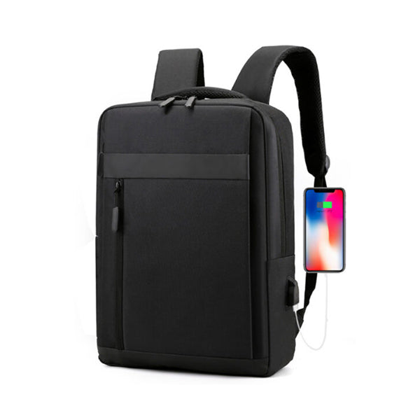 Mobileleb Backpacks Black / Brand New Laptop Travel Backpack With USB Charging Port - B2919