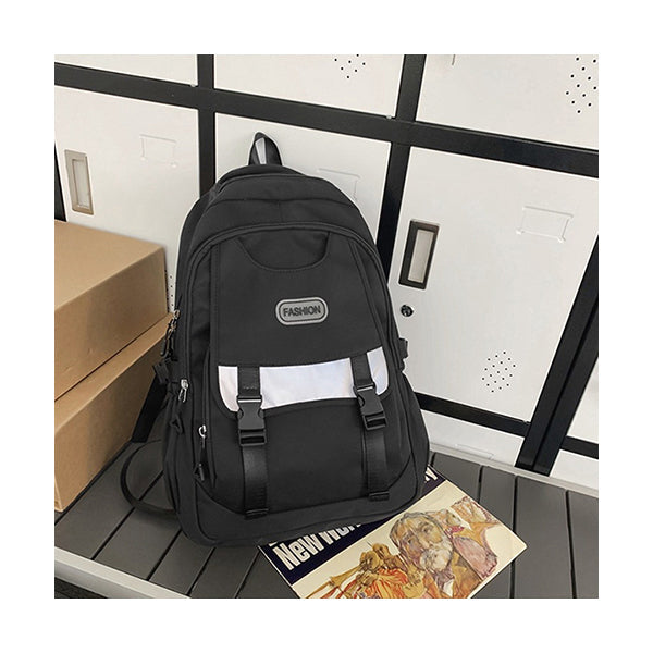 Mobileleb Backpacks Black / Brand New School Backpack with Reflector Strips - 11073