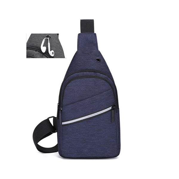 Mobileleb Backpacks Navy / Brand New Sling Crossbody Chest Shoulder - B6001