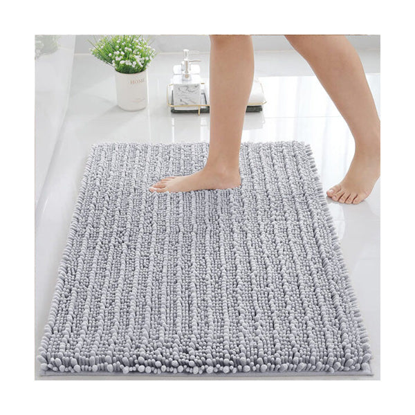 Mobileleb Bathroom Accessories Grey / Brand New Bathroom Rugs Soft Non-Slip Mats, 50x105cm - 98881