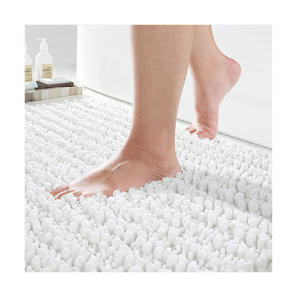 Mobileleb Bathroom Accessories White / Brand New Bathroom Rugs Soft Non-Slip Mats, 50x80cm - 98882