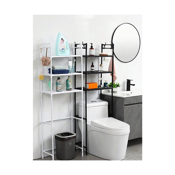 Mobileleb Bathroom Accessories White / Brand New Over The Toilet Storage Rack Bathroom Shelf - 11880