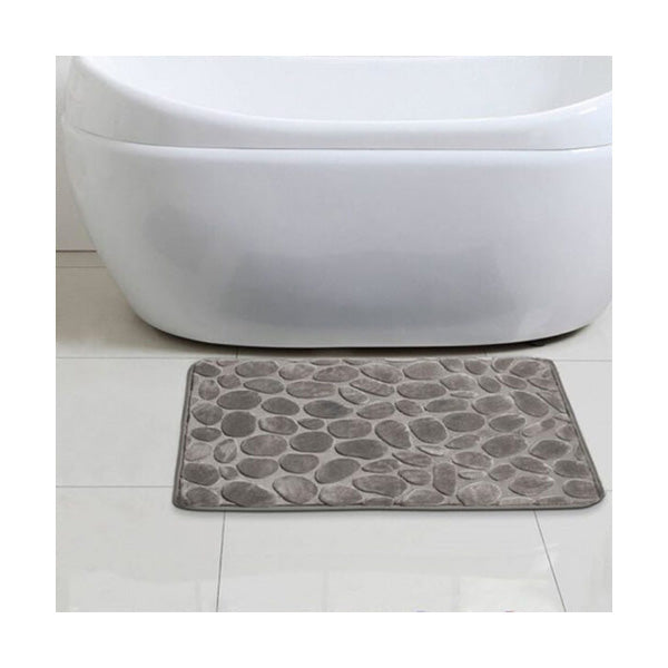 Mobileleb Bathroom Accessories Grey / Brand New Sanitary Bath Floor Mat 40×70 cm, Non-Slip - 91242