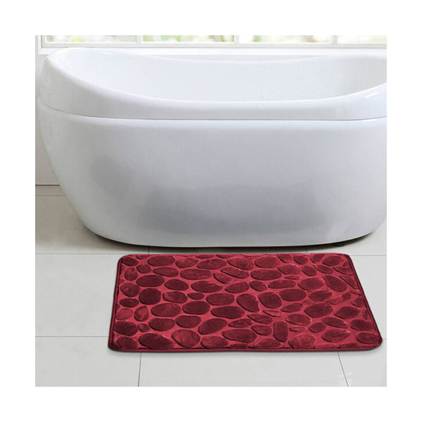 Mobileleb Bathroom Accessories Red / Brand New Sanitary Bath Floor Mat 40×70 cm, Non-Slip - 91242