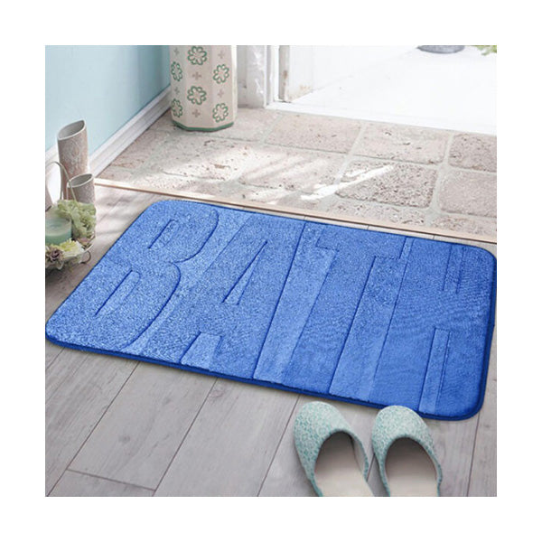 Mobileleb Bathroom Accessories Navy / Brand New Sanitary Bath Floor Mat 45×75 cm, Non-Slip - 91243
