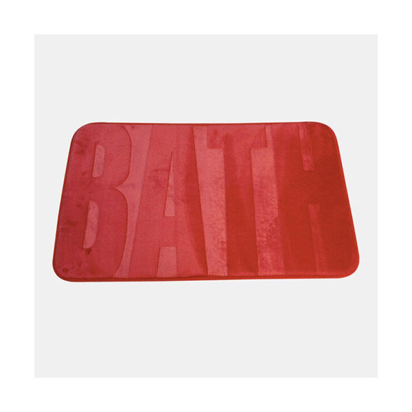 Mobileleb Bathroom Accessories Red / Brand New Sanitary Bath Floor Mat 45×75 cm, Non-Slip - 91243