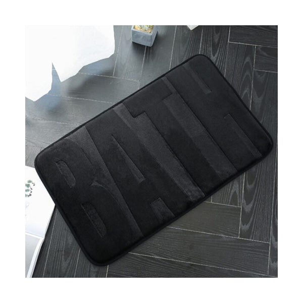 Mobileleb Bathroom Accessories Black / Brand New Sanitary Bath Floor Mat 45×75 cm, Non-Slip - 91243