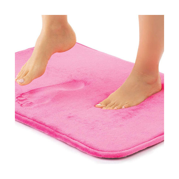 Mobileleb Bathroom Accessories Pink / Brand New Sanitary Thick Memory Foam Bath Mat, 50×80 cm, Non-Slip - 96184
