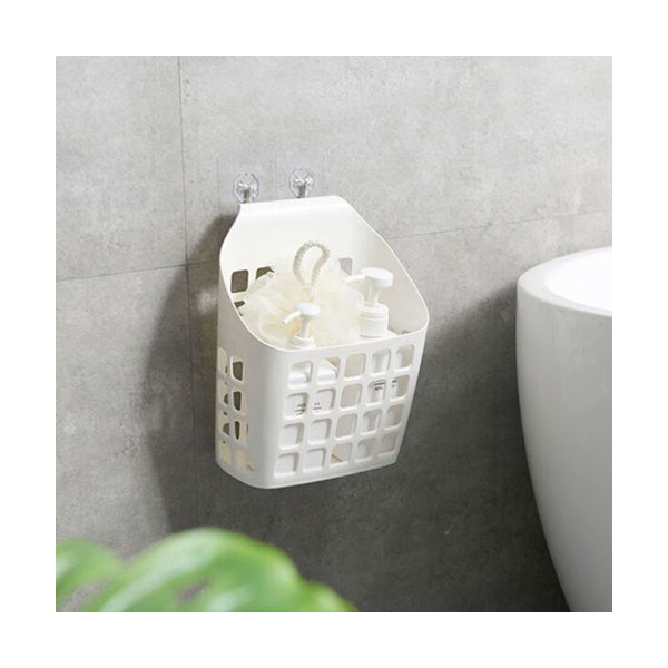 Mobileleb Bathroom Accessories White / Brand New Wall Mounted Bath & Kitchen Small Basket - 95047