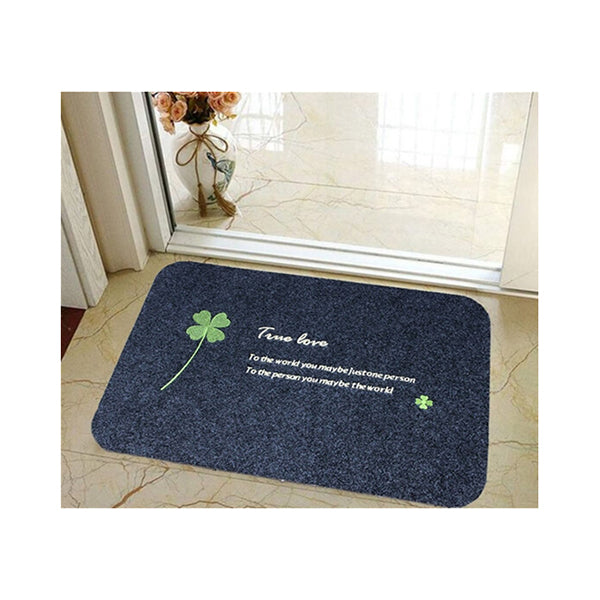 Mobileleb Bathroom Accessories Black / Brand New Water Absorption Slip-Resistant Carpet Door Mats Clover Living Room Bedroom Rug - 14432, Available in Different Colors