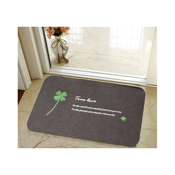 Mobileleb Bathroom Accessories Brown / Brand New Water Absorption Slip-Resistant Carpet Door Mats Clover Living Room Bedroom Rug - 14432, Available in Different Colors