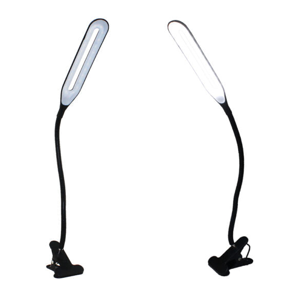 Mobileleb Book Accessories Black / Brand New Clip-On Desk Lamp, Eye Guard Flexible Reading Lamp