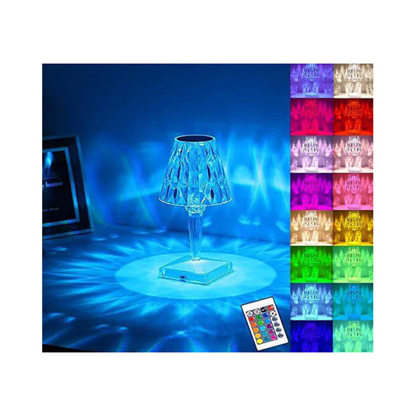 Mobileleb Book Accessories Transparent / Brand New Crystal Diamond Table Lamp - Pyramid - 15821