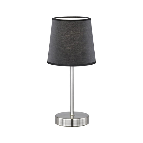 Mobileleb Book Accessories Black / Brand New Wofi Action Table Lamp, Series Cesena, Matte Nickel - T1018