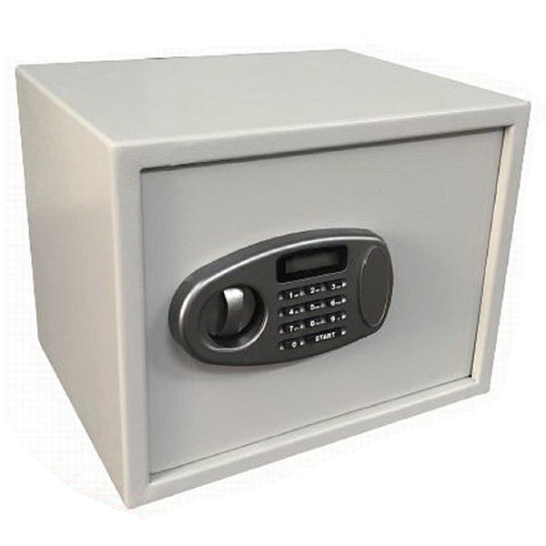 Mobileleb Business & Home Security White / Brand New Digital Security Safe with LCD Display and Numerical Lock - S30ELC