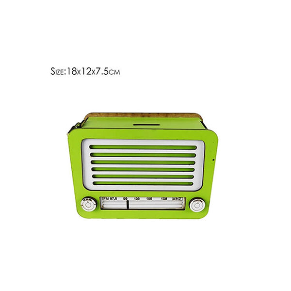 Mobileleb Business & Home Security Green / Brand New Radio Money Safe Wood Made, Home Accessories, Money Safe, Wood Made - 15260, Available in Different Colors