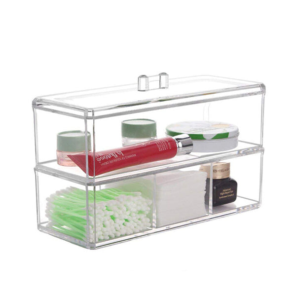 Mobileleb Cabinets & Storage Transparent / Brand New Acrylic Cosmetic Organizer, 2 Layers #115-21 - 10829
