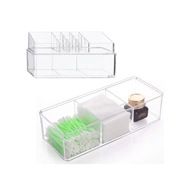 Mobileleb Cabinets & Storage Transparent / Brand New Acrylic Cosmetic Organizer, 2 Layers #119-1 - 10828