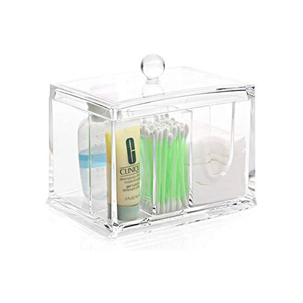 Mobileleb Cabinets & Storage Transparent / Brand New Acrylic Cosmetic Organizer, Cotton Buds Organizer #2131 - 94436