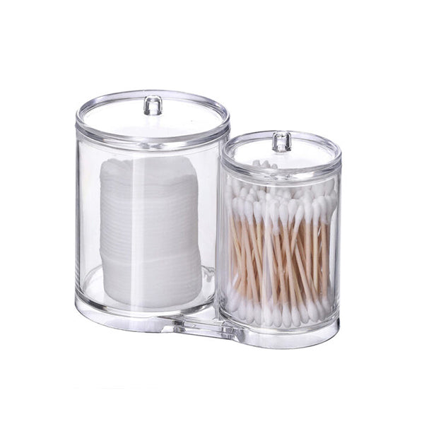 Mobileleb Cabinets & Storage Transparent / Brand New Acrylic Cosmetic Organizer, Cotton Buds Storage #2208 - 10835
