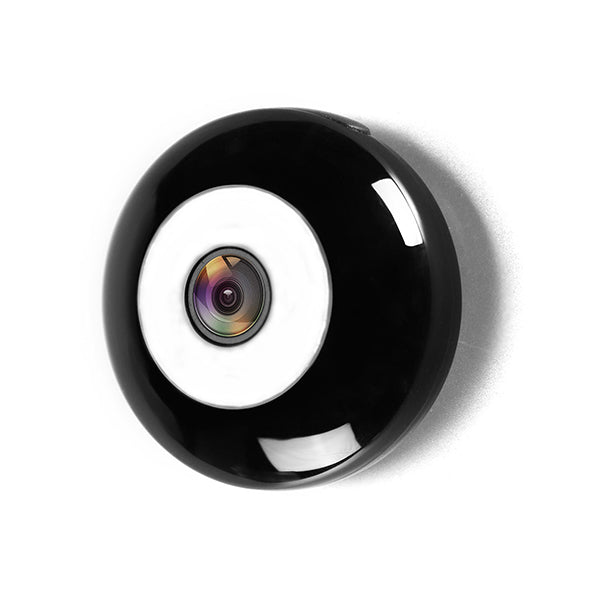 Mobileleb Cameras Black / Brand New Wi-Fi Wireless Camera Fish Eye 360 Degree HD for Indoor Home Security with Motion Detection and Two-Way Audio - VR360Y1