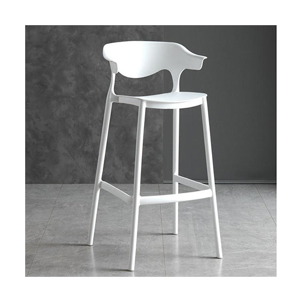 Mobileleb Chairs Plastic Back Bar Chair - 2023-413