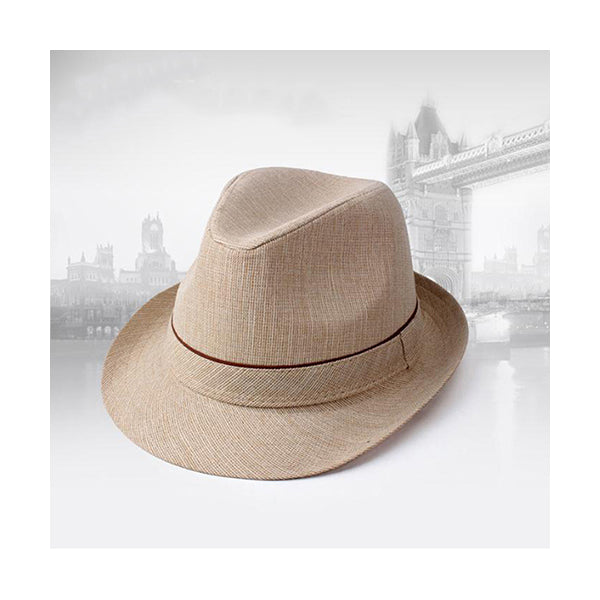 Mobileleb Clothing Accessories Beige / Brand New Classic Trilby Short Brim Available in Different Colors