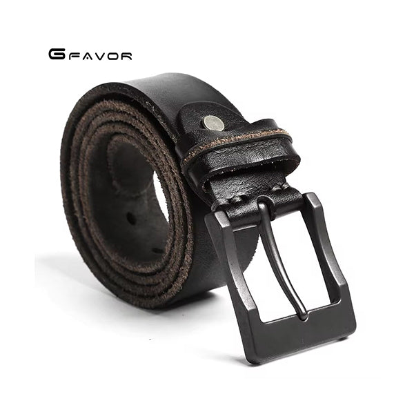 Mobileleb Clothing Accessories Model-2 New 100% Genuine Italian Leather Belts Stainless Steel Buckle