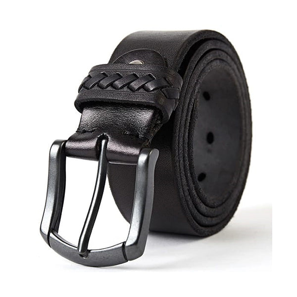 Mobileleb Clothing Accessories Model-7 New 100% Genuine Italian Leather Belts Stainless Steel Buckle
