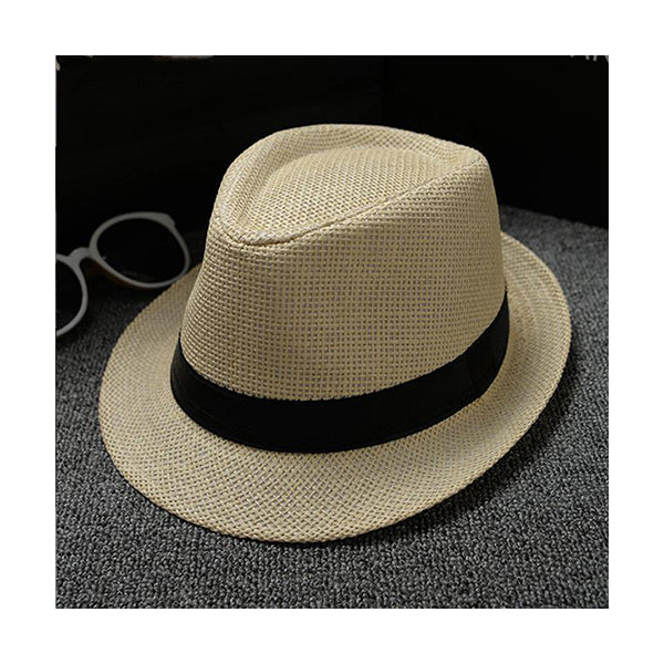 Mobileleb Clothing Accessories Beige / Brand New Unisex Fashion Solid Color British Sun Hat