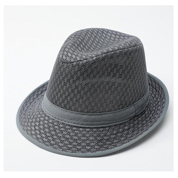 Mobileleb Clothing Accessories Dark Grey / Brand New Unisex Fedoras Straw Hat, Available in Different Colors