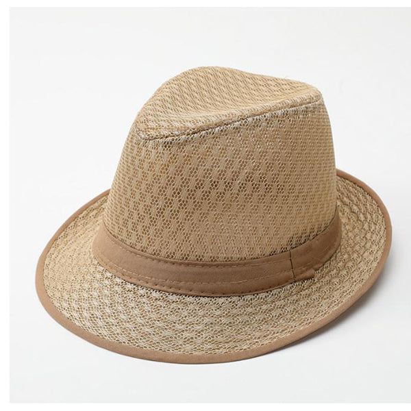 Mobileleb Clothing Accessories Brown / Brand New Unisex Fedoras Straw Hat, Available in Different Colors
