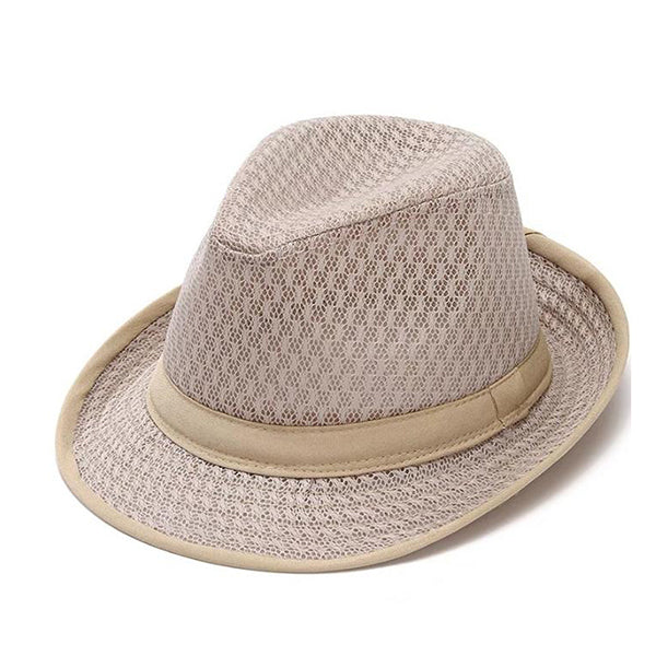 Mobileleb Clothing Accessories Beige / Brand New Unisex Fedoras Straw Hat, Available in Different Colors