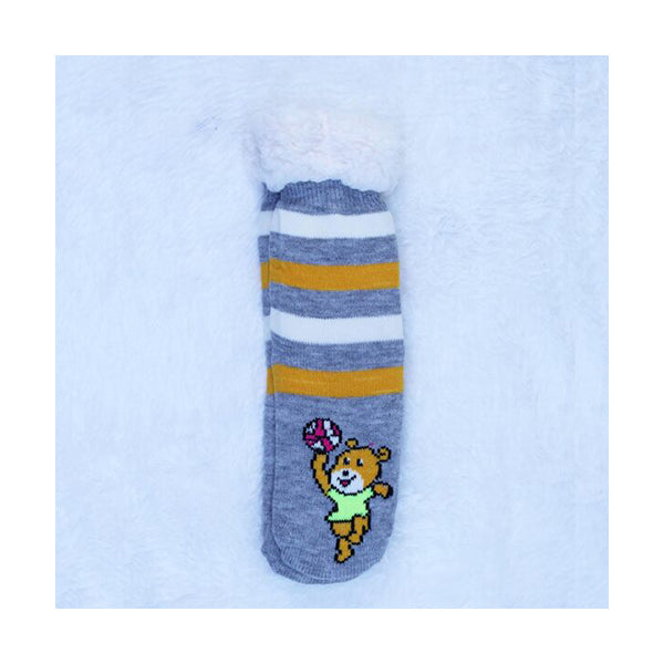 Mobileleb Clothing Brand New / Model-4 Kids Sherpa Winter Fleece Lining Socks - 97396, Available in Different Colors