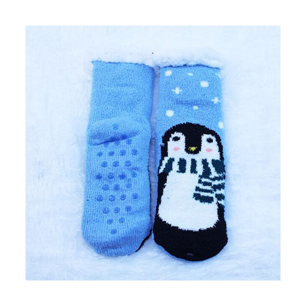 Mobileleb Clothing Blue / Brand New Kids Sherpa Winter Fleece Lining Socks - 97399, Available in Different Colors