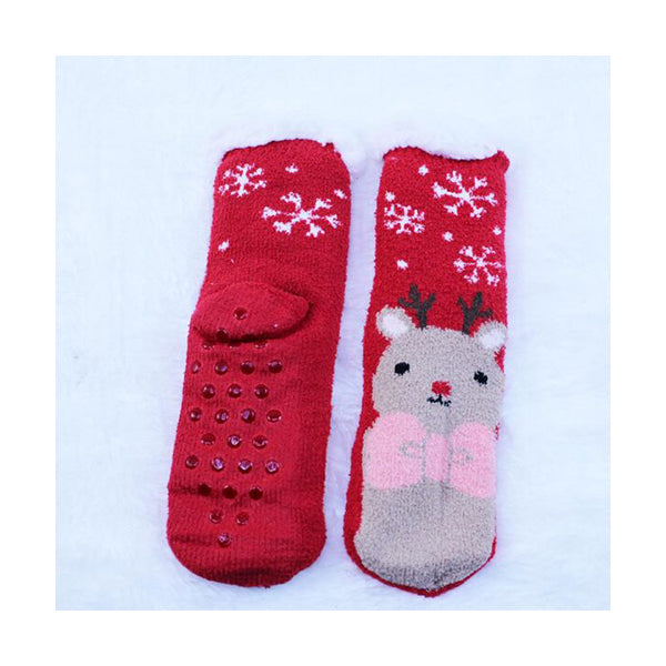 Mobileleb Clothing Red / Brand New Kids Sherpa Winter Fleece Lining Socks - 97399, Available in Different Colors